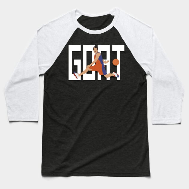 GOAT Nash Baseball T-Shirt by deadEYEZ